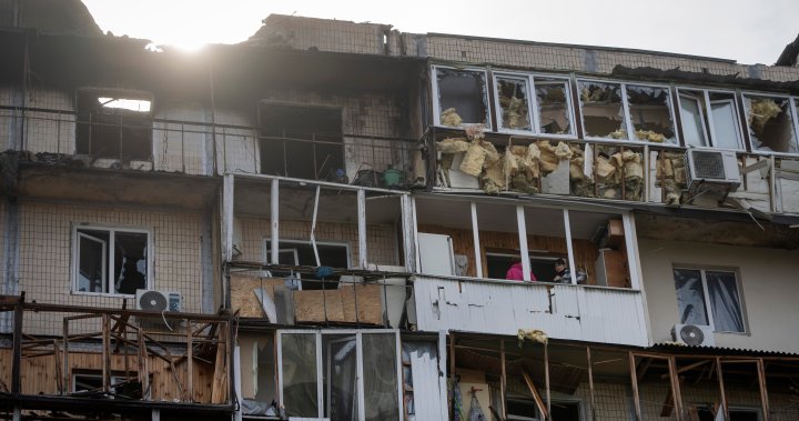 Rusija pradeda masinio dronų išpuolį prieš Ukrainą prieš derybas dėl