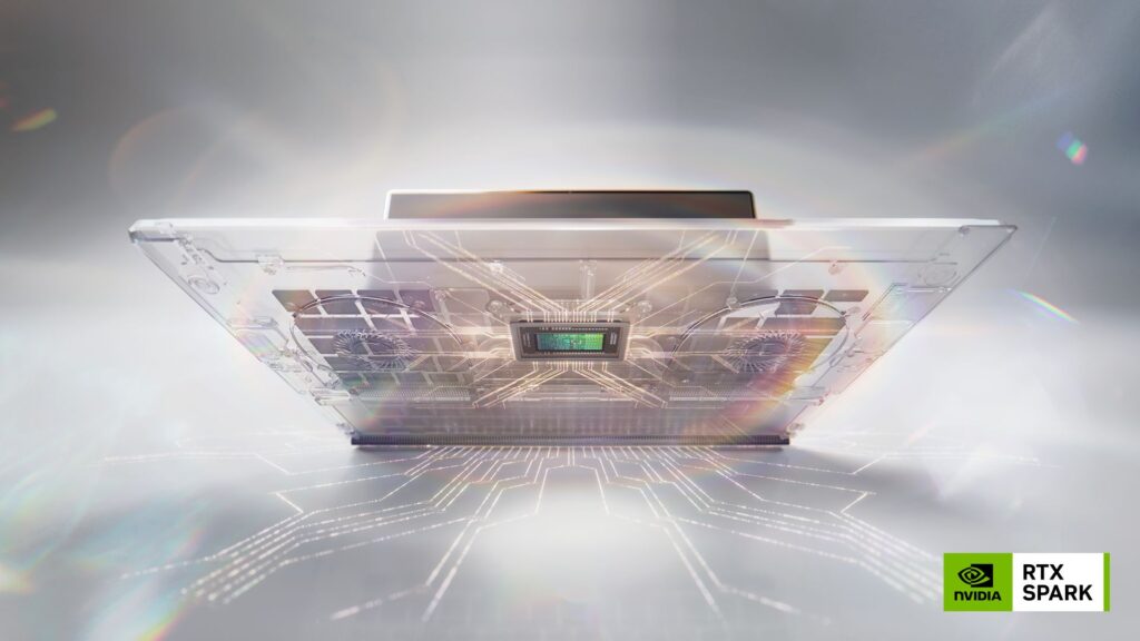 „Nvidia“ RTX Spark nori paversti jūsų „Windows“ nešiojamąjį kompiuterį dirbtinio